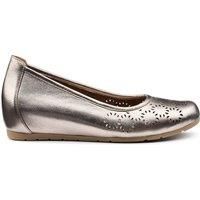 Wide Fit 'Swan' Slip On Shoes with Hidden Wedge