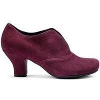 Hotter Women's 'Waltz' Heels in Maroon | Size: 5
