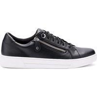 Hotter Women's Wide Fit 'Leonie' Trainers in Black | Size: 6.5