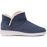 Hotter Women's 'Adore' Slippers in Navy | Size: 7