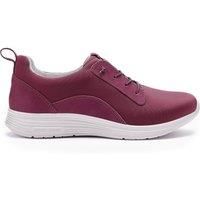 Hotter Women's 'Dash' Trainers in Maroon | Size: 4.5