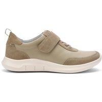 Hotter Women's Wide Fit 'Lunar' Trainers in Beige | Size: 7