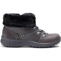 Hotter Women's Wide Fit 'Adventure' WalkingBoots in Dark Grey | Size: 4