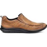 Hotter Men's 'Boost' Dual Fit Slip-On Shoes in Tan | Size: 8