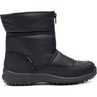Hotter Women's Extra Wide 'Traction' Waterproof Boots in Black | Size: 5.5