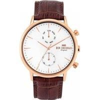 Ben Sherman Mens Analogue Quartz Watch with Leather Strap WB041TRG