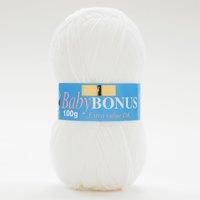 Sirdar Wool Hayfield Bonus DK, Baby White (856), 100g
