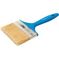 Silverline 606675 Disposable Paint Brush, Bristle-Natural/Ferrule-Silver/Handle Blue Pantone 300C