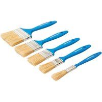 5 x Disposable Paint Brush Set Utility Brushes Pure Bristles Resin, Glue, Aceton