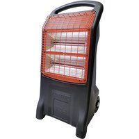 Rhino 239964 240V 2.2kW TQ4 Heater Twin 1100W Halogen Lamps HDPE Moulded Body