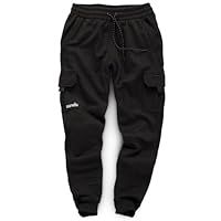 Scruffs Mens Slim Fit Trade Jogger Sweatpants, Black, XL Slim UK