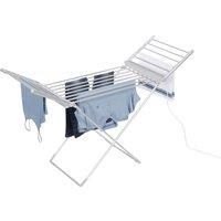 Daewoo Foldable Portable Heated Clothes Airer - 230W 10kg Max Load 1.4m Cable