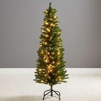 5ft Robert Dyas Duchess Pre-Lit Slim Christmas Tree