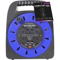 Daewoo 4 Gang 16m Cable Reel
