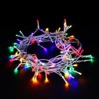 Robert Dyas 100 LED Battery Operated String Lights - Multicoloured
