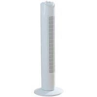Fine Elements COL1258 32-Inch Tower Slim, 3 Speed Settings, 2 Hour Timer, Portable Floor Fan, Wind Rotor-White, One Size