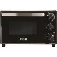 Daewoo SDA1608 NEW 1300w Electric Mini Oven with Double Glass Door 23L Black