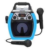 Daewoo Compact Bluetooth Karaoke Machine Black