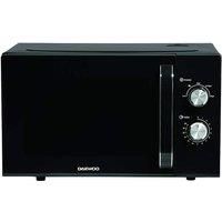 Daewoo 23L 800W Black Microwave with 6 Power Settings SDA2085, -3 YEARS GURANTEE