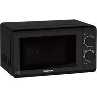 Daewoo KOR6M17BLK  Solo Microwave Oven with Manual Control 700W 20L Black