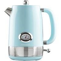 DAEWOO BALTIMORE 1.5L 3kW CORDLESS STAINLESS STEEL KETTLE SKY BLUE, RAPID BOIL