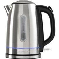 Daewoo Edinburgh, 3KW Rapid Boil Kettle, Large 1.7L Capacity, Auto Shut off, 360 Swivel Base- Stainless Steel