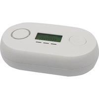 Daewoo ELA1388 Carbon Monoxide Domestic Use, Loud 85 Decibel Sound with LED Light, Low Battery Warning, Test Mode, Installation Equipment Included, Connects to Compatible Alarms