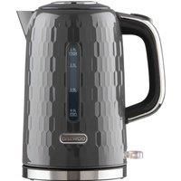 Daewoo SDA2601GE Honeycomb Cordless Jug Kettle in Grey 1 7L 3kW