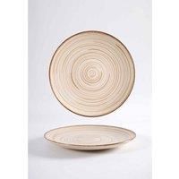 Carnaby Cream Reactive Glaze 10 5Inch Dinner Plate