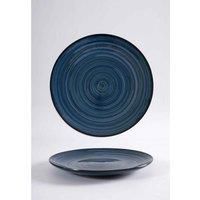 Carnaby Blue Reactive Glaze 10 5Inch Dinner Plate