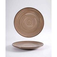 Carnaby Brown Reactive Glaze 10 5Inch Dinner Plate