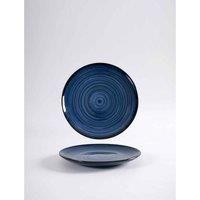 Carnaby Blue Reactive Glaze 8 5Inch Side Plate