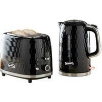 Daewoo Honeycomb Kettle and Toaster Set 1.7L Rapid Boil 2 Slice Defrost Reheat