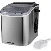 Daewoo 12KG Ice Maker Portable With Handle, 9 Bullet Cubes In 6 Minutes With 2 Size Options, 12KG In 24Hrs, Self-Cleaning, Scoop And Ice Basket Included, For Bar, Home, Office