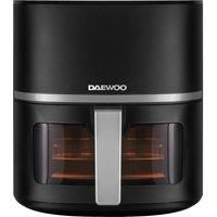 Daewoo Family Size 8L Digital Air Fryer w Window & Divider for 2x4L Dual Cooking