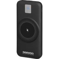 Daewoo Portable Power Bank 10000mAh With Built In Cables And MagSafe, USB-A Port, USB-C Port, Micro USB Port, LED Battery Display, Soft Touch