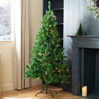 Robert Dyas 6Ft Alaskan Pine Pre-lit Warm White