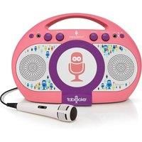 Singing Machine iSM398PP Bluetooth Girls Karaoke Machine, Pink/Purple, UK NEW