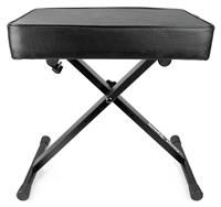 RockJam RJKBB100  Premium Adjustable Padded Keyboard Bench and Piano Stool