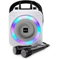 The RockJam Party Karaoke Machine With Bluetooth, 10Watt Speaker & Two Microphones