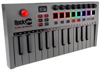 Rockjam 25 Key Usb And Bluetooth Midi Keyboard Controller With 8 Backlit Drum Pads