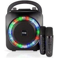 Rockjam Party Speaker 2024 Model Ps150Pl Black With 2 Wireless Mics