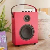 Steepletone Redefy Red wireless Bluetooth speakers