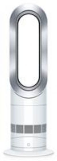 Dyson AM09 Hot and Cool Fan, White/Silver