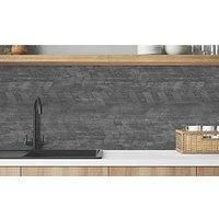 Wilsonart Concrete Chevron Mid-Rise Splashback 3050mm x 600mm x 4mm (750JL)