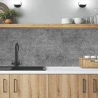 Wilsonart Brooklyn Concrete Mid Rise Splashback 3050mm x 600mm x 4mm (563JL)