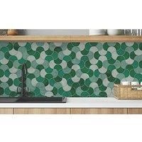 Wilsonart Emerald Scallop Mid-Rise Splashback 3050mm x 600mm x 4mm (489JL)