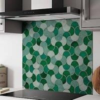 Wilsonart Emerald Scallop Wide Hob Splashback 900mm x 800mm x 4mm (265JL)