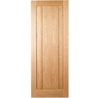 Wickes York Oak Veneer 3 Panel Internal Door - 1981 x 762mm