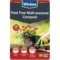 Wickes Peat Free Multi Purpose Compost 50L